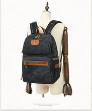 Load image into Gallery viewer, Men's Shoulder Retro Canvas Casual Travel Backpack