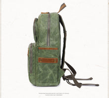 Load image into Gallery viewer, Men's Shoulder Retro Canvas Casual Travel Backpack