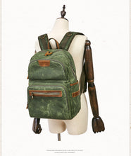 Load image into Gallery viewer, Men's Shoulder Retro Canvas Casual Travel Backpack
