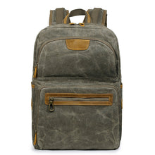 Load image into Gallery viewer, Men's Shoulder Retro Canvas Casual Travel Backpack