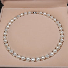 Load image into Gallery viewer, Shell Bead Necklace Perfect Circle Shell Pearls Necklace Gift