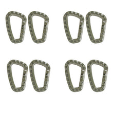 Load image into Gallery viewer, Fishhook 8X Carabiner quickdraw tool Clip Molle Webbing strap Outdoor Backpack Buckle Snap Lock Camp climb Bag Tactical hang hook clasp