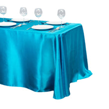 Load image into Gallery viewer, Rectangle Satin Tablecloth Table Cloth Overlays Wedding Christmas Baby Shower Birthday Christmas Banquet Decor Home Dining Table