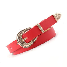 Load image into Gallery viewer, Women Retro Style Casual All Match Thin Metal Buckle Waist Belt