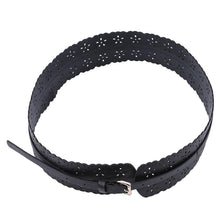 Load image into Gallery viewer, Womens Fashion Hollow Flower Wide Waistband Women Belt Dress Adornment