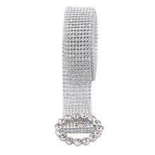 Load image into Gallery viewer, Bridal Wedding Dress Versatile Water Belt Fashion Geometric Buckle Sequin Belt