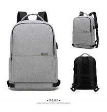 Load image into Gallery viewer, Men's outdoor business waterproof and wear-resistant computer backpack