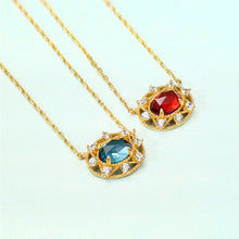 Load image into Gallery viewer, Women's Pendant Women's 9K Gold and Silver Jewelery Necklace Christmas Birthday Gift for girls