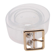 Load image into Gallery viewer, Fashion Style Women's Cute Transparent Belt Heart Buckle Waist Sweet Female Belt