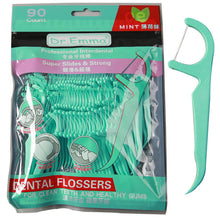 Load image into Gallery viewer, 90pcs Dental Floss Flosser Picks Toothpicks Teeth Stick Tooth Cleaning Interdental Brush Dental Floss Pick 0ral irrigator