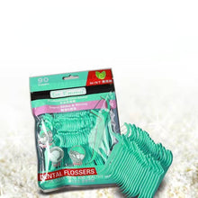 Load image into Gallery viewer, 90pcs Dental Floss Flosser Picks Toothpicks Teeth Stick Tooth Cleaning Interdental Brush Dental Floss Pick 0ral irrigator
