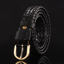 Load image into Gallery viewer, Men's Leather Belt Hand-Woven Korean Casual Versatile Simple Trendy Pant Belt