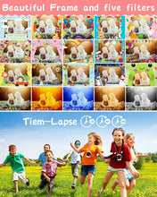 Load image into Gallery viewer, Kids Camera Toys for Age 3-9 Girls 1080P IPS 2 inch HD Birthday Toys Toddler Children Camera for 3 4 5 6 7 8 9 Year Old Girls with 32G SD Card
