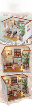 Load image into Gallery viewer, DIY Dollhouse Miniature with Furniture Manual Assembly Model Cabin