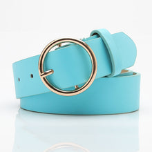 Load image into Gallery viewer, Belt round Buckle Casual Simple All-Match Women's Jeans Accessories Belt