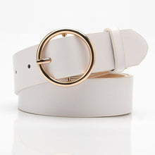 Load image into Gallery viewer, Belt round Buckle Casual Simple All-Match Women's Jeans Accessories Belt