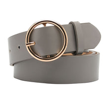 Load image into Gallery viewer, Belt round Buckle Casual Simple All-Match Women's Jeans Accessories Belt