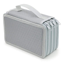 Load image into Gallery viewer, Multicolor Oxford Cloth Color Pencil Box Bracket Multi-Functional Pencil Zipper Bag 72 Slot