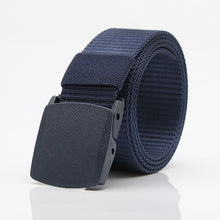 Load image into Gallery viewer, Nylon Waistband Student Military Training Pant Belt Breathable Plastic Buckle Canvas Belt Female