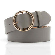 Load image into Gallery viewer, Belt round Buckle Casual Simple All-Match Women's Jeans Accessories Belt