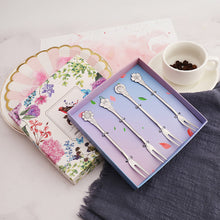 Load image into Gallery viewer, Q Stainless Steel Creative Fruit Fork Two-Tooth Fork Dessert Fork Household Fruit Toothpick Cake Fork