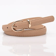 Load image into Gallery viewer, Leather Decorative Thin Belt Trendy Versatile Student Pant Belt Casual Jeans