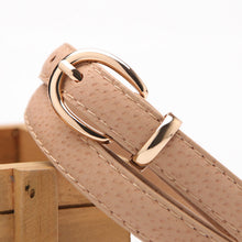 Load image into Gallery viewer, Leather Decorative Thin Belt Trendy Versatile Student Pant Belt Casual Jeans