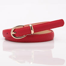 Load image into Gallery viewer, Leather Decorative Thin Belt Trendy Versatile Student Pant Belt Casual Jeans