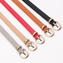 Load image into Gallery viewer, Leather Decorative Thin Belt Trendy Versatile Student Pant Belt Casual Jeans