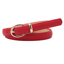 Load image into Gallery viewer, Leather Decorative Thin Belt Trendy Versatile Student Pant Belt Casual Jeans