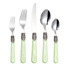 Load image into Gallery viewer, Retro Tableware Knife Fork Spoon Acrylic Handle Festival Family Party Tableware Suit