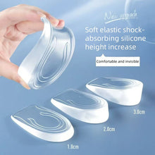 Load image into Gallery viewer, 1 Dual Hidden Height Enhancement Insoles with Non-Slip Silicone Heel Cushion for Men