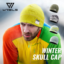 Load image into Gallery viewer, WRELS Unisex Winter Warm Fleece Beanie Hat Thick Lightweight Windproof Breathable For Running Skiing Cycling Soft Sports Hat