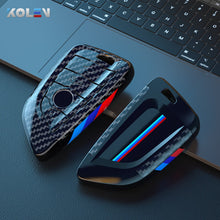 Load image into Gallery viewer, ABS Carbon Fiber Car Remote Key Case Cover Shell For BMW X1 X3 X5 X6 X7 G20 G30 G01 G02 G05 G11 G32 1 3 5 7 Series Accessories