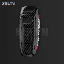 Load image into Gallery viewer, ABS Carbon Fiber Style Car Key Case Cover Shell Fob For A3 A4 A5 C5 C6 8P 8L B6 B7 B8 Q3 Q5 Q7 A6 A7 4M 8S B9 A8 Q8 C8 TT