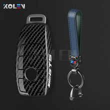 Load image into Gallery viewer, ABS Carbon Fiber Car Key Case Cover Shell Fob For Mercedes Benz A B C E S Class W204 W205 W212 W213 W176 GLC CLA AMG W177