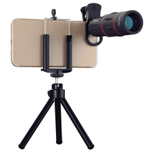 Load image into Gallery viewer, APEXEL 18X Telescope Zoom lens Monocular Mobile Phone camera Lens for iPhone Samsung Smartphones for Camping hunting Sports