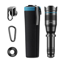Load image into Gallery viewer, APEXEL 60x Super Telephoto Zoom Phone Lens 36X 28X Powerful Monocular Metal Telescope Mobile telephoto lens for camping Tourism