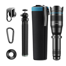 Load image into Gallery viewer, APEXEL 60x Super Telephoto Zoom Phone Lens 36X 28X Powerful Monocular Metal Telescope Mobile telephoto lens for camping Tourism