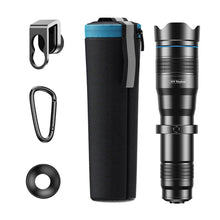 Load image into Gallery viewer, APEXEL 60x Super Telephoto Zoom Phone Lens 36X 28X Powerful Monocular Metal Telescope Mobile telephoto lens for camping Tourism