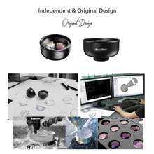 Load image into Gallery viewer, APEXEL HD Optic Camera Phone Lens 100mm Macro Lens + 10x Super Macro Lenses For iPhonex xr xs max Samsung s9 All Smartphones