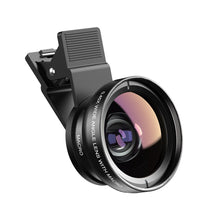 Load image into Gallery viewer, APEXEL New HD 37MM 0.45x Super Wide Angle Lens with 12.5x Super Macro Lens for iPhone Samsung Smartphones Camera Phone lens Kit