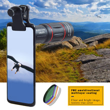 Load image into Gallery viewer, APEXEL Telescope Telephoto Lens 18X Zoom lens with Tripod Monocular Mobile Phone camera Lens for Smartphones lente para celular
