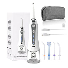 Load image into Gallery viewer, 3 Modes 300ml Cordless Oral Irrigator Portable Water Dental Flosser USB Charging Electric Water Jet Floss Tooth Pick 0ral irrigator