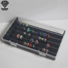 Load image into Gallery viewer, Acrylic Pandora Box Charm Beads Bracelet Ring Holder Jewellery Organizer JewelryTray Diy Finding Display Stand Storage Case Rack