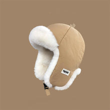 Load image into Gallery viewer, Lei Feng Hat Pilot Hat, Earflap Hat, Windproof and Warm, Lightweight Down Cotton, Fashionable Cycling and Skiing Hat, New Style,