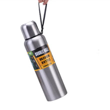 Load image into Gallery viewer, All-steel 304 Russian stainless steel thermos cup outdoor travel large-capacity kettle stainless steel thermos thermos termo