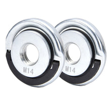 Load image into Gallery viewer, Angle Grinder M14 Thread Inner Outer Flange Nut Set Quick Release Locking Nut Replace For Bosch Metabo Milwaukee Makita Dewalt