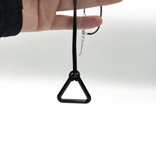 Load image into Gallery viewer, Anime Chainsaw Man Necklace Cosplay Denji Pochita Pendant Jewelry Triangular Pull Ring Prop Choker Leather Chain Accessories