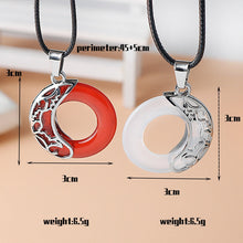 Load image into Gallery viewer, Anime Tian Guan Ci Fu Necklace Hua Cheng Cosplay Xie Lian Moonlight Pendant Choker Necklaces Couple Jewelry Valentine's Day Gift